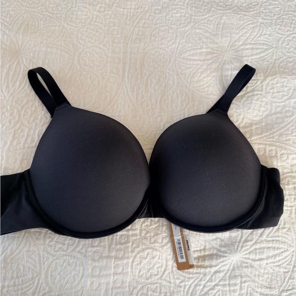 SKIMS Other - Skims Fits Everybody Push Up Demi Bra Onyx Size 44C NWT